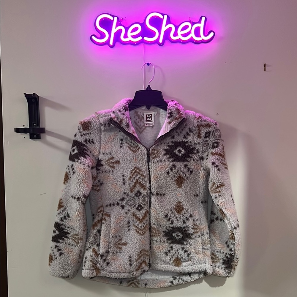 Cozy western Patterned Jacket